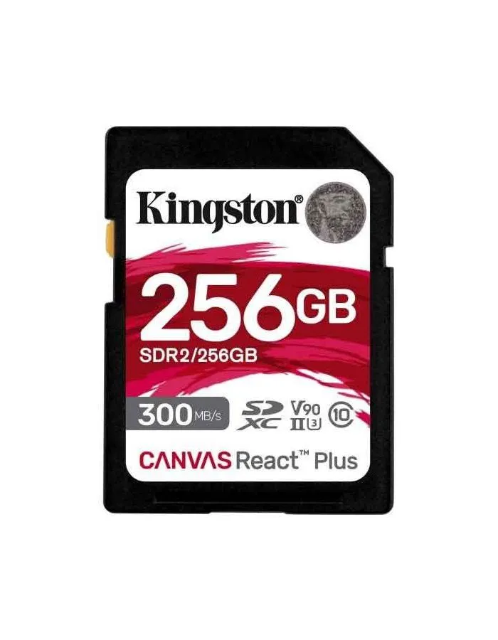 Карта памяти 256Gb Kingston Canvas React Plus SDXC UHS-II U3 V90 (300/260 Mb/s) - фото 2