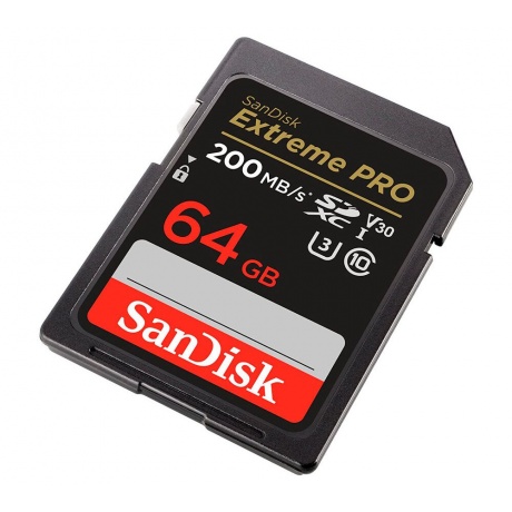 Карта памяти 64Gb SanDisk Extreme SDXC Class 10 UHS-I U3 V30 (170/80 Mb/s) - фото 3