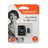 Карта памяти microSD GoPower 4GB Class10 с адаптером (00-0002567...