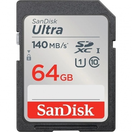 

Карта памяти SanDisk SDXC 64GB UHS-I (SDSDUNB-064G-GN6IN)