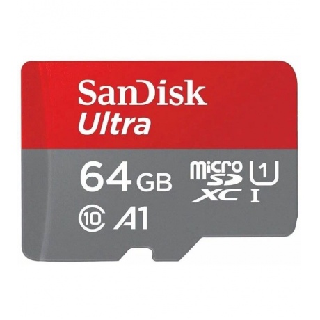 Карта памяти SanDisk MICRO SDHC 64GB UHS-I (SDSQUAB-064G-GN6MN) - фото 2