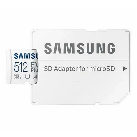 Карта памяти Samsung micro SDXC EVO+ 512GB 3, V30, A2 + adapter (MB-MC512KA/EU) - фото 3