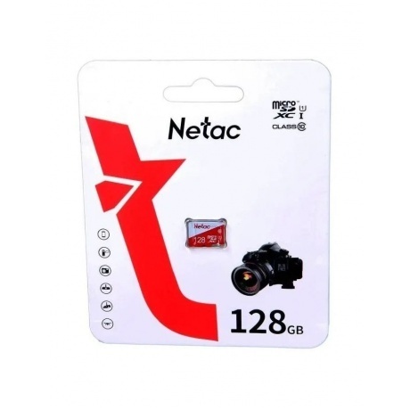 

Карта памяти microSDHC 128GB Netac P500 ECO (NT02P500ECO-128G-S) (без SD адаптера)