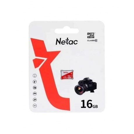 

Карта памяти microSDHC 16GB Netac P500 ECO (NT02P500ECO-016G-S) (без SD адаптера)