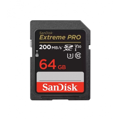 

Карта памяти SanDisk SDSDXXU-064G-GN4IN 64 ГБ SDXC Extreme PRO UHS-I U3 V30