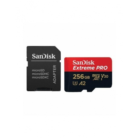 Карта памяти SanDisk SDSQXCD-256G-GN6MA 256 ГБ MicroSDXC Extreme PRO UHS-I U3 V30 - фото 1