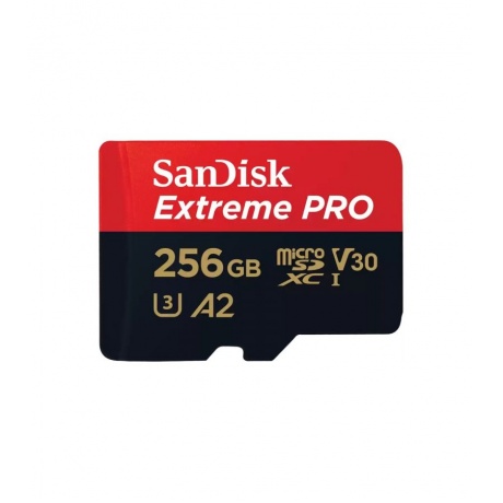 Карта памяти SanDisk SDSQXCD-256G-GN6MA 256 ГБ MicroSDXC Extreme PRO UHS-I U3 V30 - фото 2