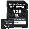 Карта памяти microSD Delkin 128GB BLACK UHS-I microSD c SD адапт...