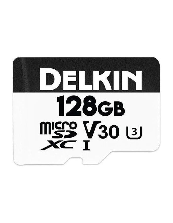 Карта памяти microSD Delkin 128GB Hyperspeed UHS-I SDXC microSD c SD адаптером