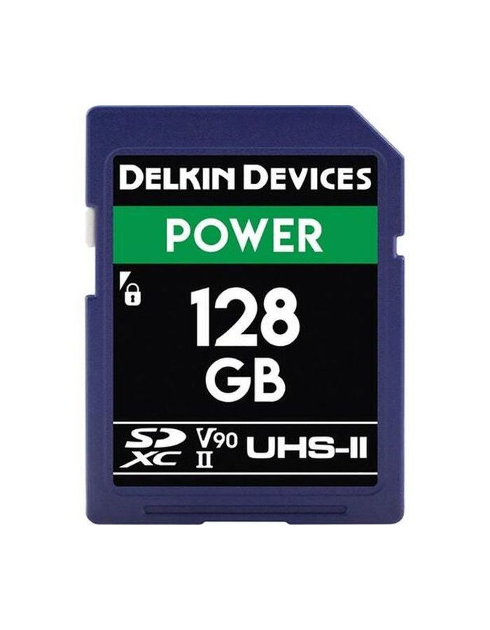 Карта памяти microSD Delkin 128GB POWER UHS-II microSD c SD адаптером карта памяти delkin devices power sdhc 32gb 2000x uhs ii v90