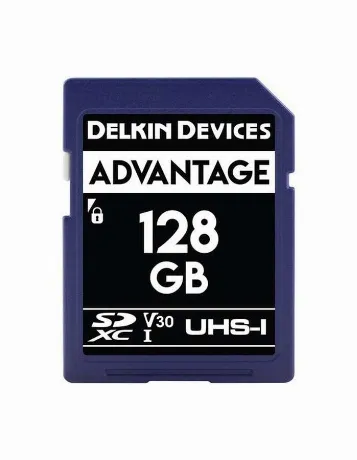 Карта памяти SD Delkin 128GB Advantage UHS-I SDXC