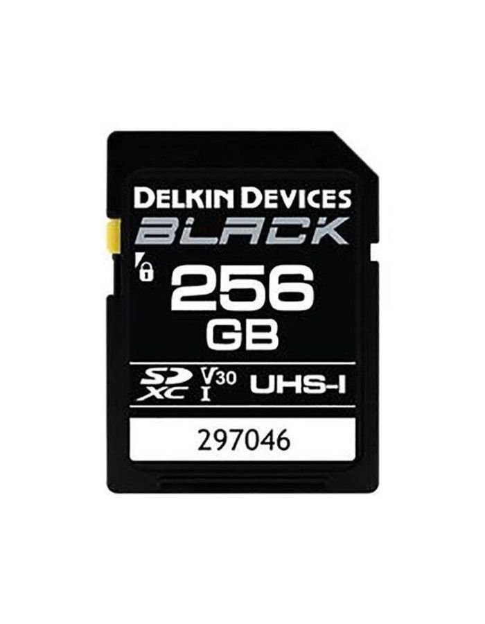 Карта памяти SD Delkin 256GB BLACK UHS-I SDXC цена и фото