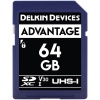 Карта памяти SD Delkin 64GB Advantage UHS-I SDXC (DDSDW63364GB)