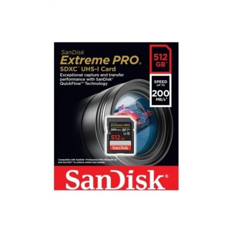 Карта памяти SanDisk 512GB Extreme Pro SDSDXXD-512G-GN4IN - фото 2