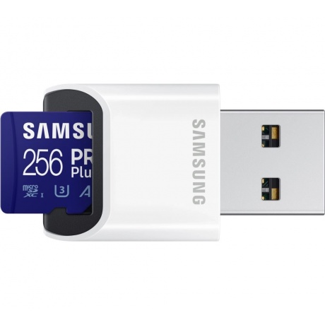 Карта памяти Samsung Micro SDXC PRO Plus 256GB (MB-MD256KB) - фото 3