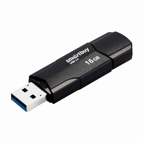 Карта памяти SmartBuy 16GB CLUE Black 3.0 (SB16GBCLU-K3)