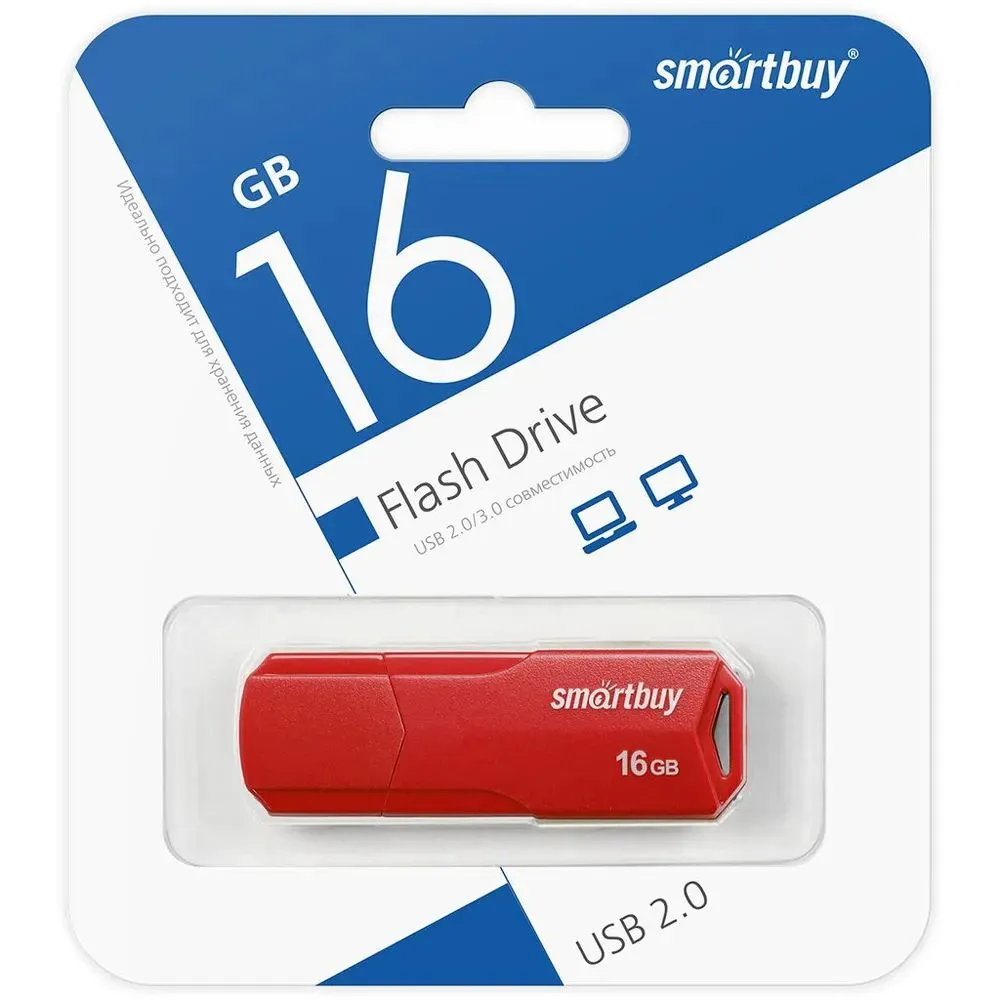 Карта памяти SmartBuy 16GB CLUE Red (SB16GBCLU-R) - фото 5