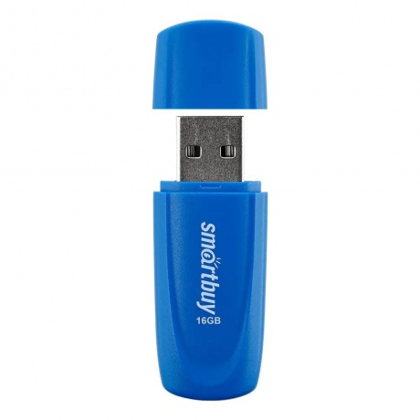 Карта памяти SmartBuy 16GB Scout Blue (SB016GB2SCB) - фото 3