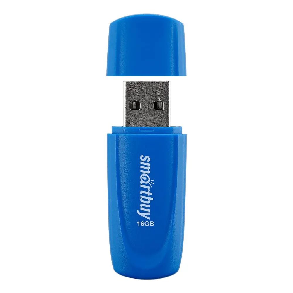 Карта памяти SmartBuy 16GB Scout Blue (SB016GB2SCB) - фото 3
