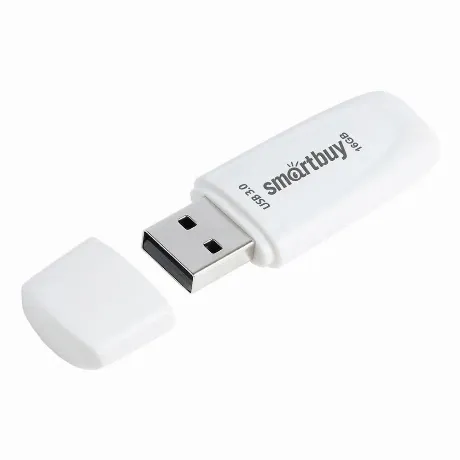 Карта памяти SmartBuy 16GB Scout White 3.0 (SB016GB3SCW)
