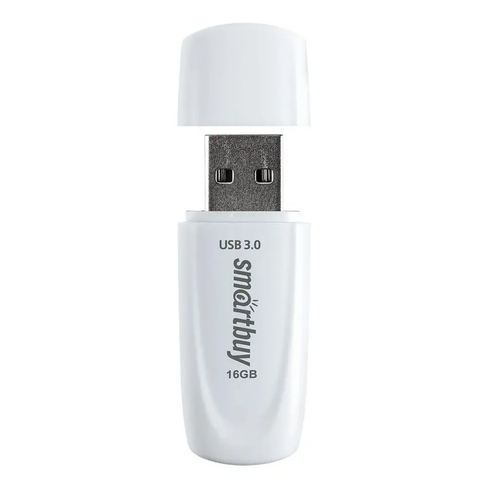 Карта памяти SmartBuy 16GB Scout White 3.0 (SB016GB3SCW) - фото 2