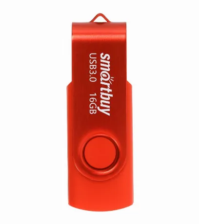 Карта памяти SmartBuy 16GB Twist Red 3.0 (SB016GB3TWR)