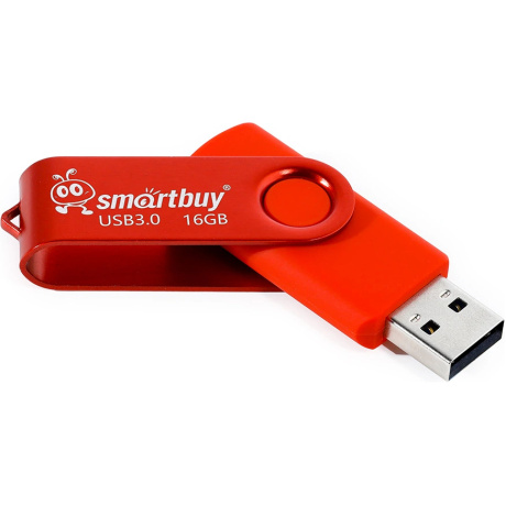 Карта памяти SmartBuy 16GB Twist Red 3.0 (SB016GB3TWR) - фото 3