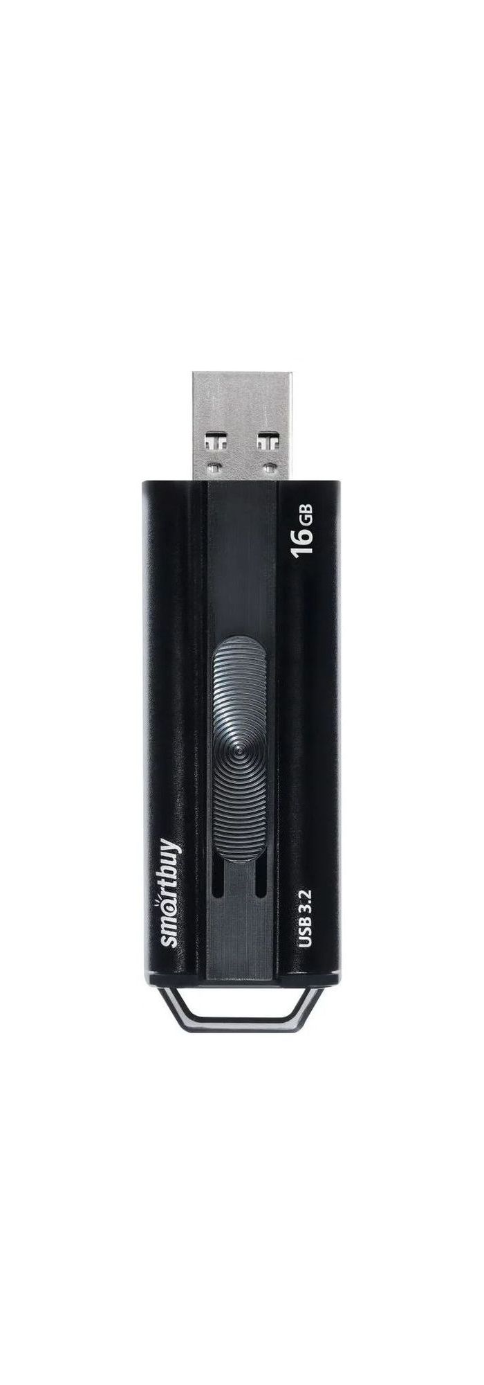 Карта памяти SmartBuy 16GB USB 3.0 Iron-2 Metal Black (SB016GBIR2K)