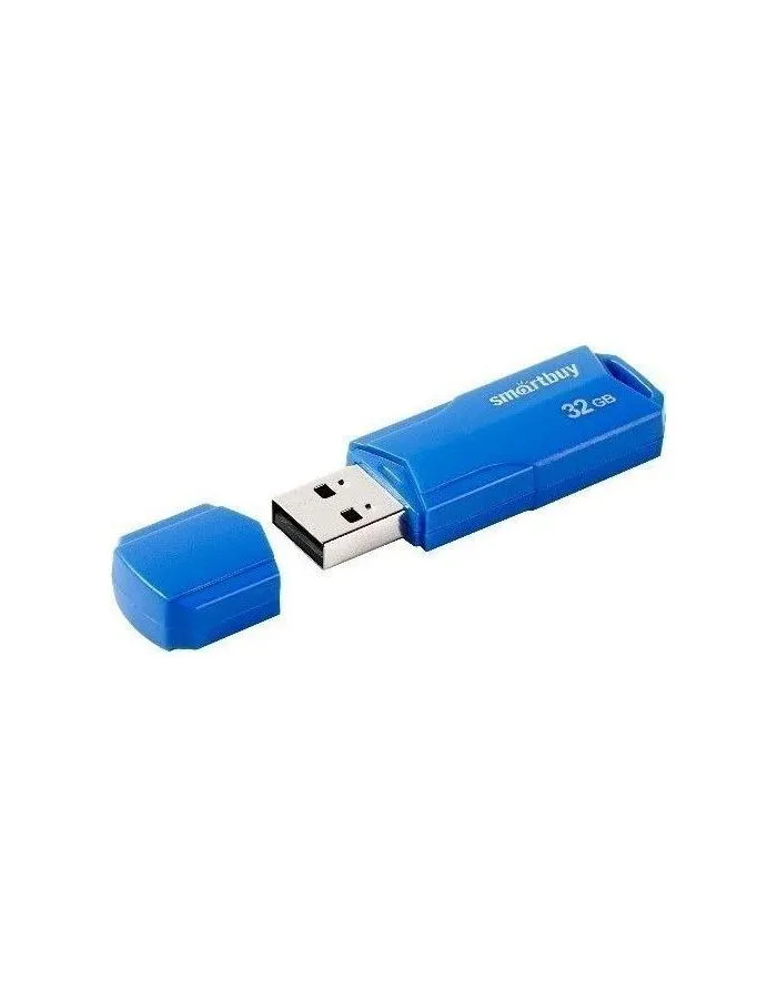 Карта памяти SmartBuy 32GB CLUE Blue (SB32GBCLU-BU) - фото 2
