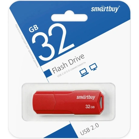 Карта памяти SmartBuy 32GB CLUE Red (SB32GBCLU-R)