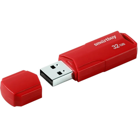 Карта памяти SmartBuy 32GB CLUE Red (SB32GBCLU-R) - фото 3