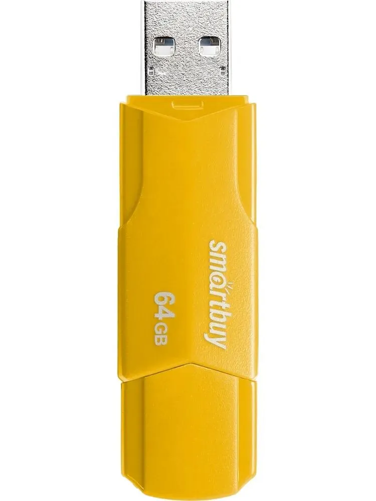 Карта памяти SmartBuy 64GB CLUE Yellow (SB64GBCLU-Y) - фото 2