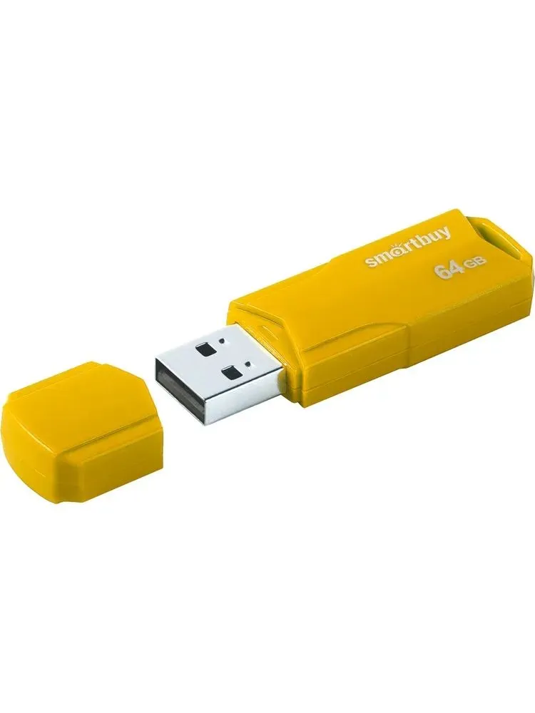 Карта памяти SmartBuy 64GB CLUE Yellow (SB64GBCLU-Y) - фото 3