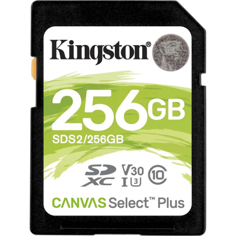 Карта памяти Kingston Canvas Select Plus SDXC UHS-I U3 256 ГБ SDS3/256GB