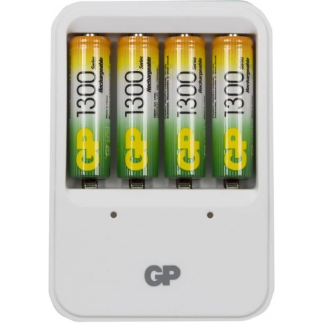 Аккумулятор + зарядное устройство GP PowerBank PB420GS130 AA NiMH 1300mAh (4шт) - фото 3
