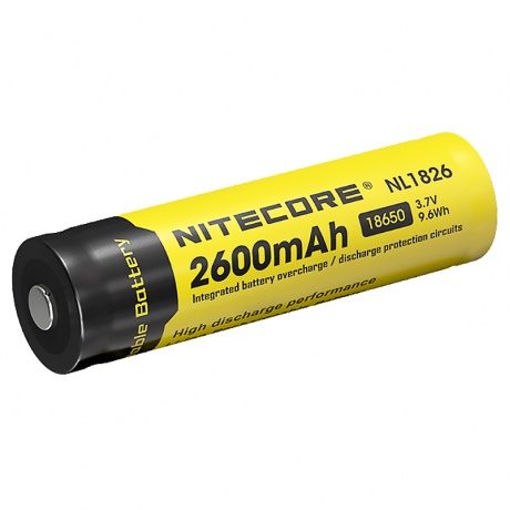 Аккумулятор Nitecore Rechargeable NL1826 2600mAh - фото 1
