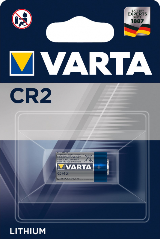 Элемент питания Varta Professional Lithium CR2