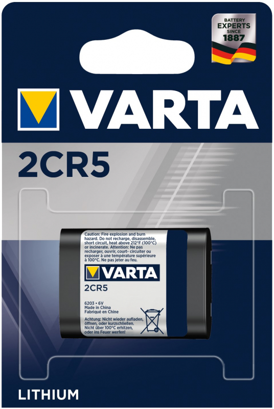 Элемент питания Varta Professional Lithium 2CR5