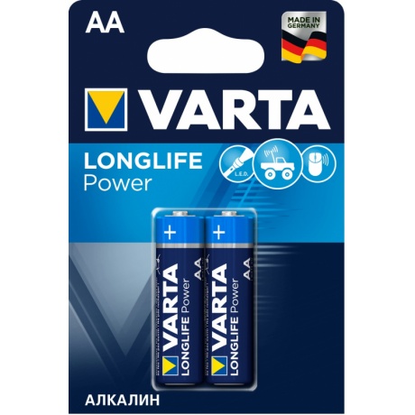 Элемент питания Varta Longlife Power AA блистер 2шт. - фото 2