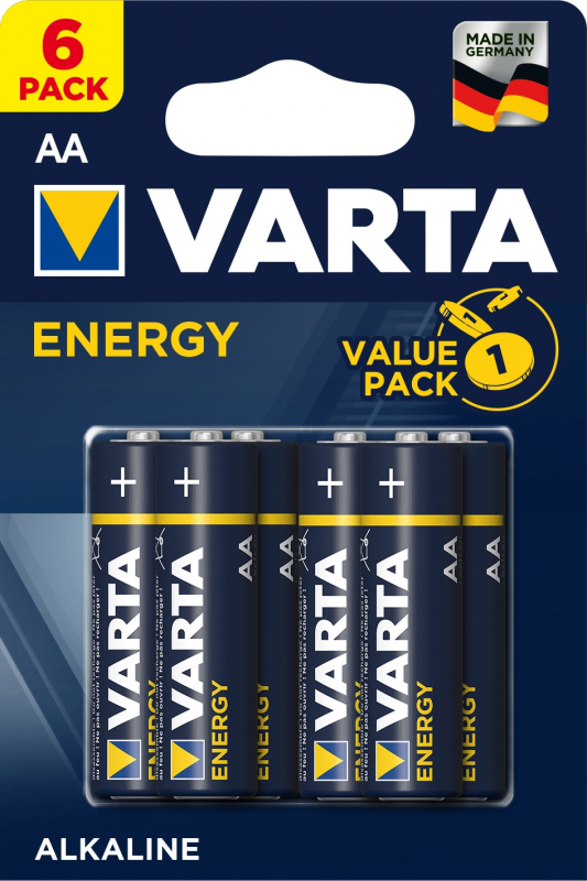 Элемент питания VARTA Energy AA блистер 6шт.