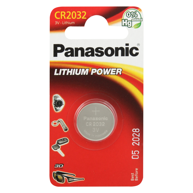 Элемент питания Panasonic Lithium Power CR2032