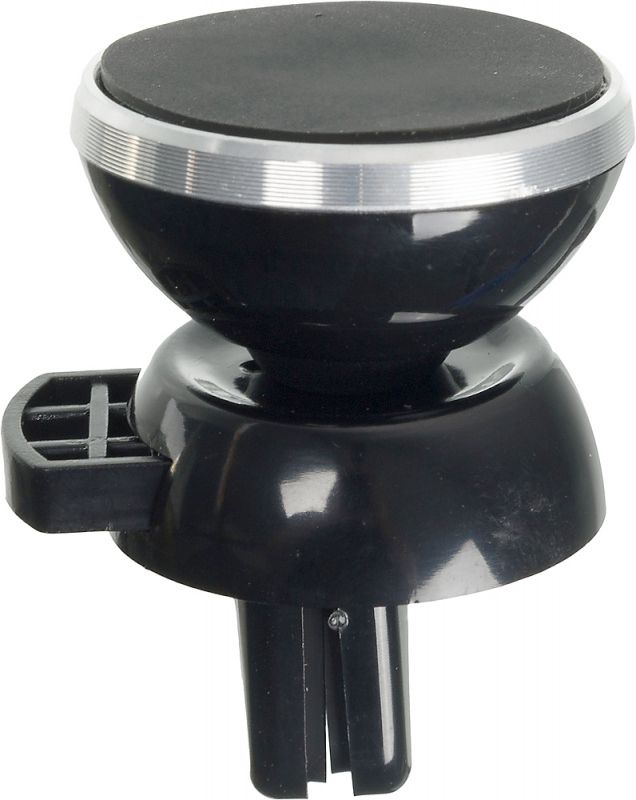 Держатель Wiiix HT-47Vmg магнитный черный/серебристый для смартфонов магнитный держатель для телефона автомобильный черный карбон на решетку вентиляции