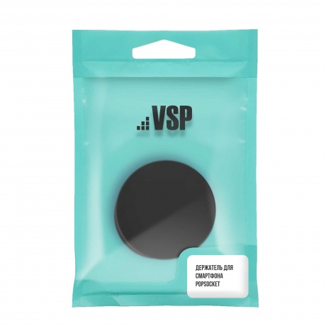 Держатель для смартфона BorasCO Popsocket черный - фото 2