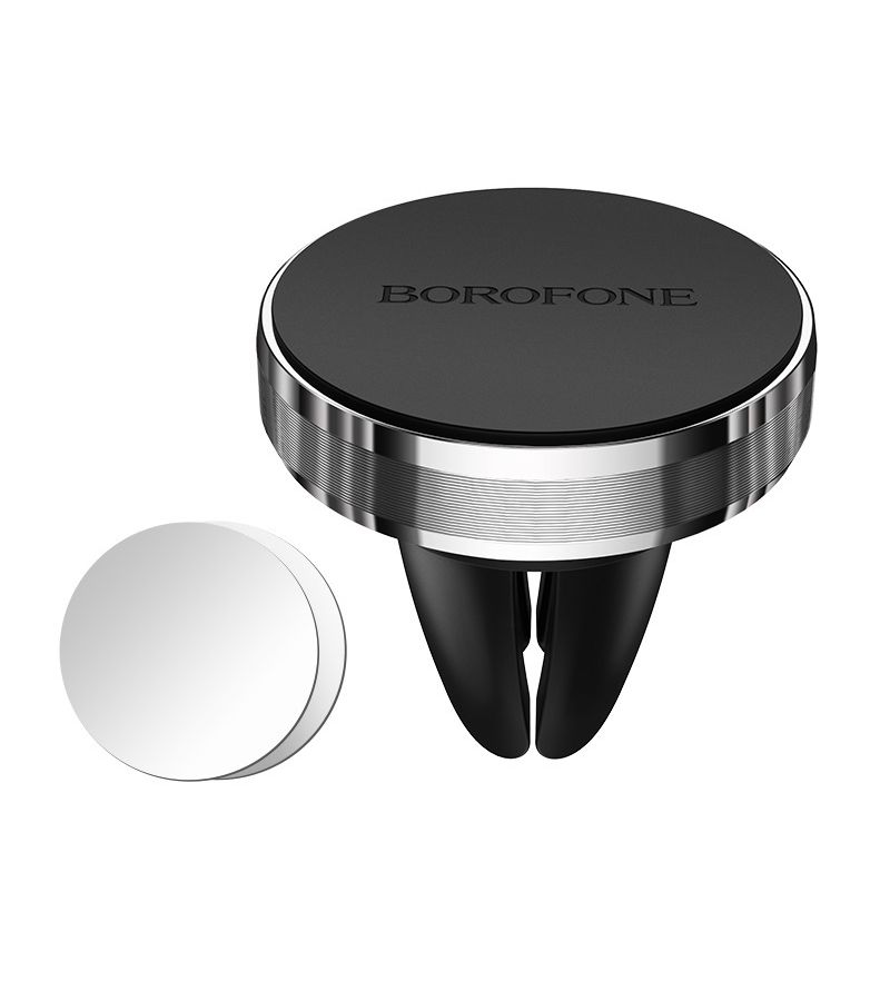 Автомобильный держатель Borofone BH8 Air Outlet Magnetic Silver держатель телефона автомобильный магнитный в машину круглый borofone bh цвет серебряный