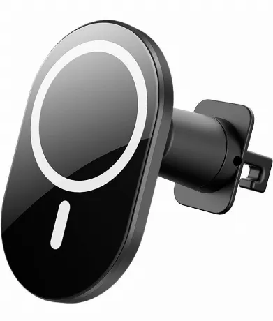 Держатель Wiiix CW-74V-B магнитный беспров.з/у. черный