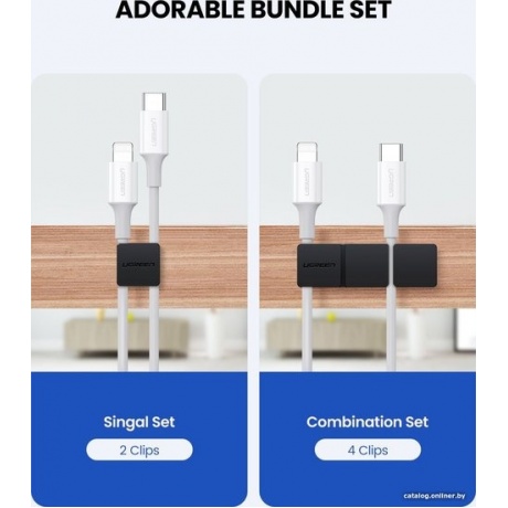 Держатель для проводов UGREEN LP208 (70585) Black - фото 4