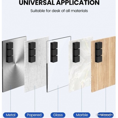 Держатель для проводов UGREEN LP208 (70585) Black - фото 10