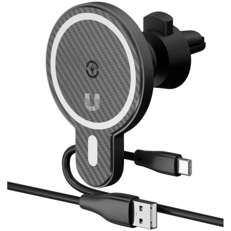 Держатель автомобильный Uzay магнитный Magsafe, с беспроводной з...