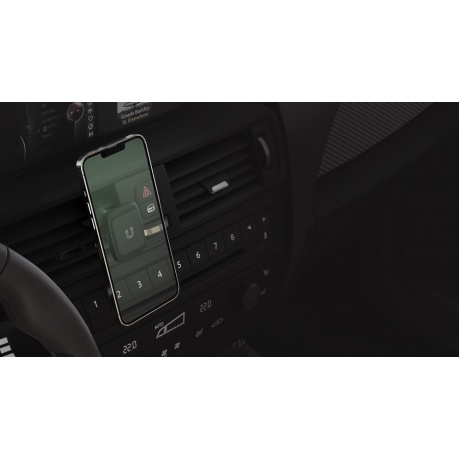 Держатель автомобильный Uzay магнитный, на вент. решетку, черный - фото 7