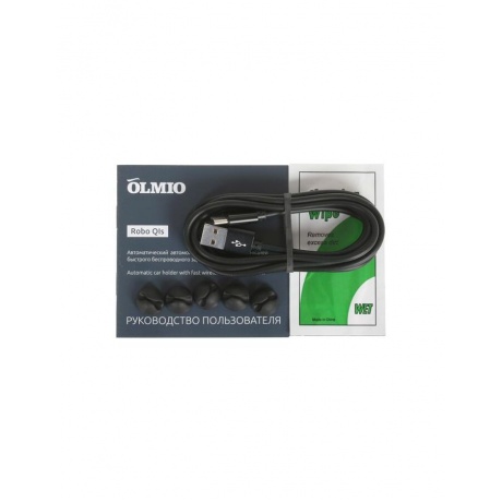 Держатель автомобильный OLMIO беспроводной для смартфонов Robo QIs, 15W - фото 14